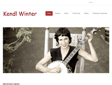 Tablet Screenshot of kendlwinter.com